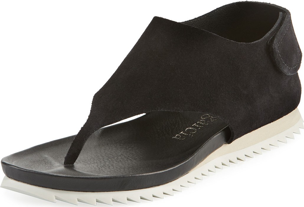 Pedro Garcia Jone Suede Sport Thong Sandals