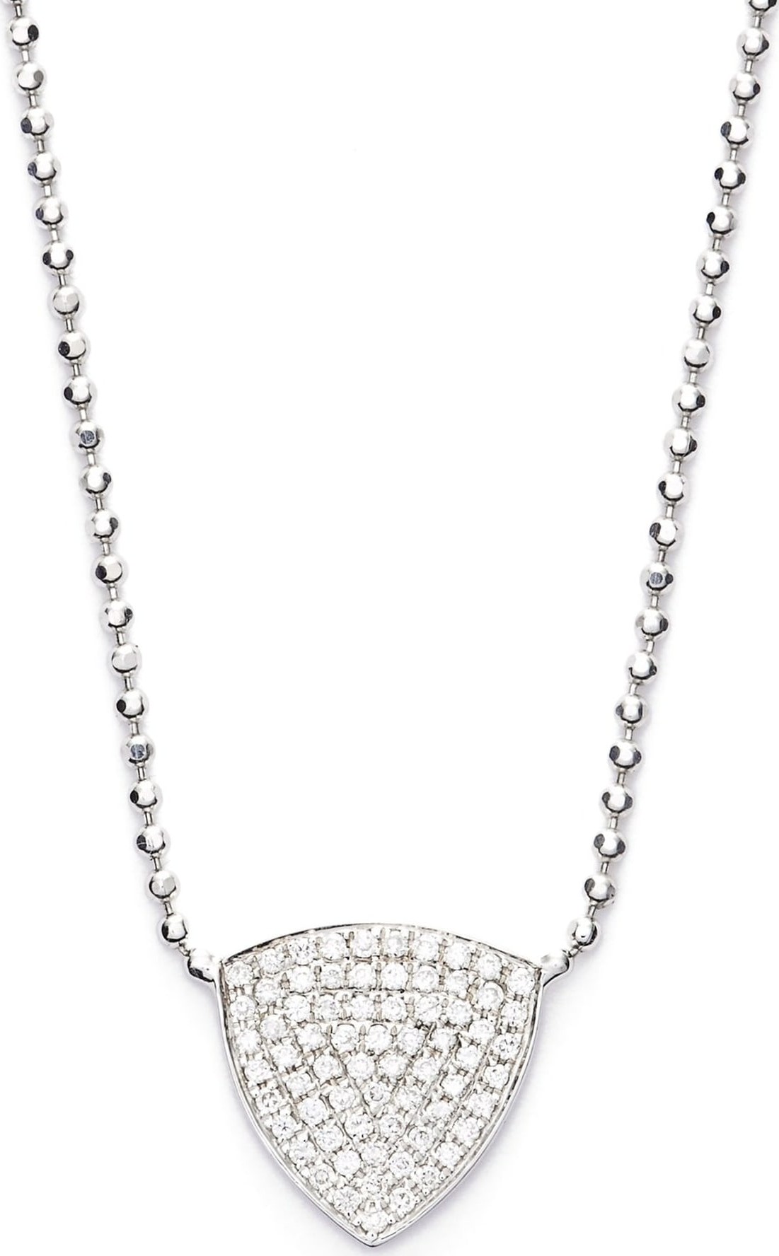Bony Levy Aurora Diamond Pavé Triangle Necklace