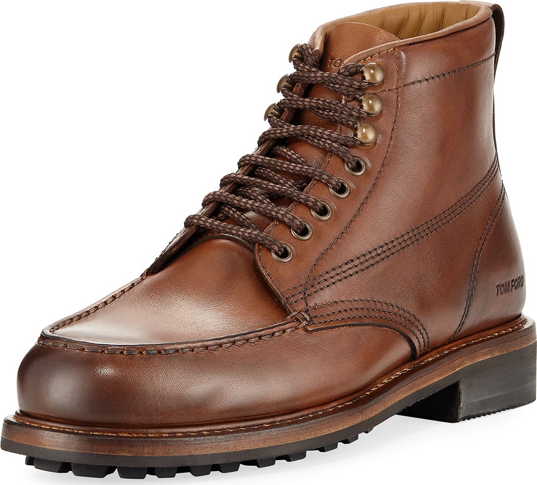 TOM FORD Cromwell Leather Hiking Boot