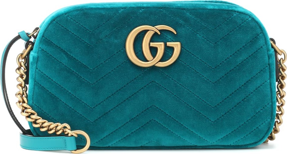 Gucci GG Marmont velvet shoulder bag