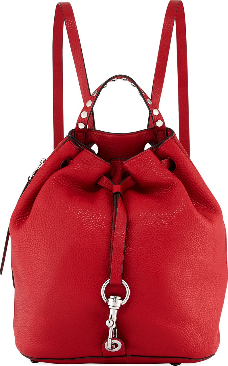 Rebecca Minkoff Blythe Leather Drawstring Backpack Bag