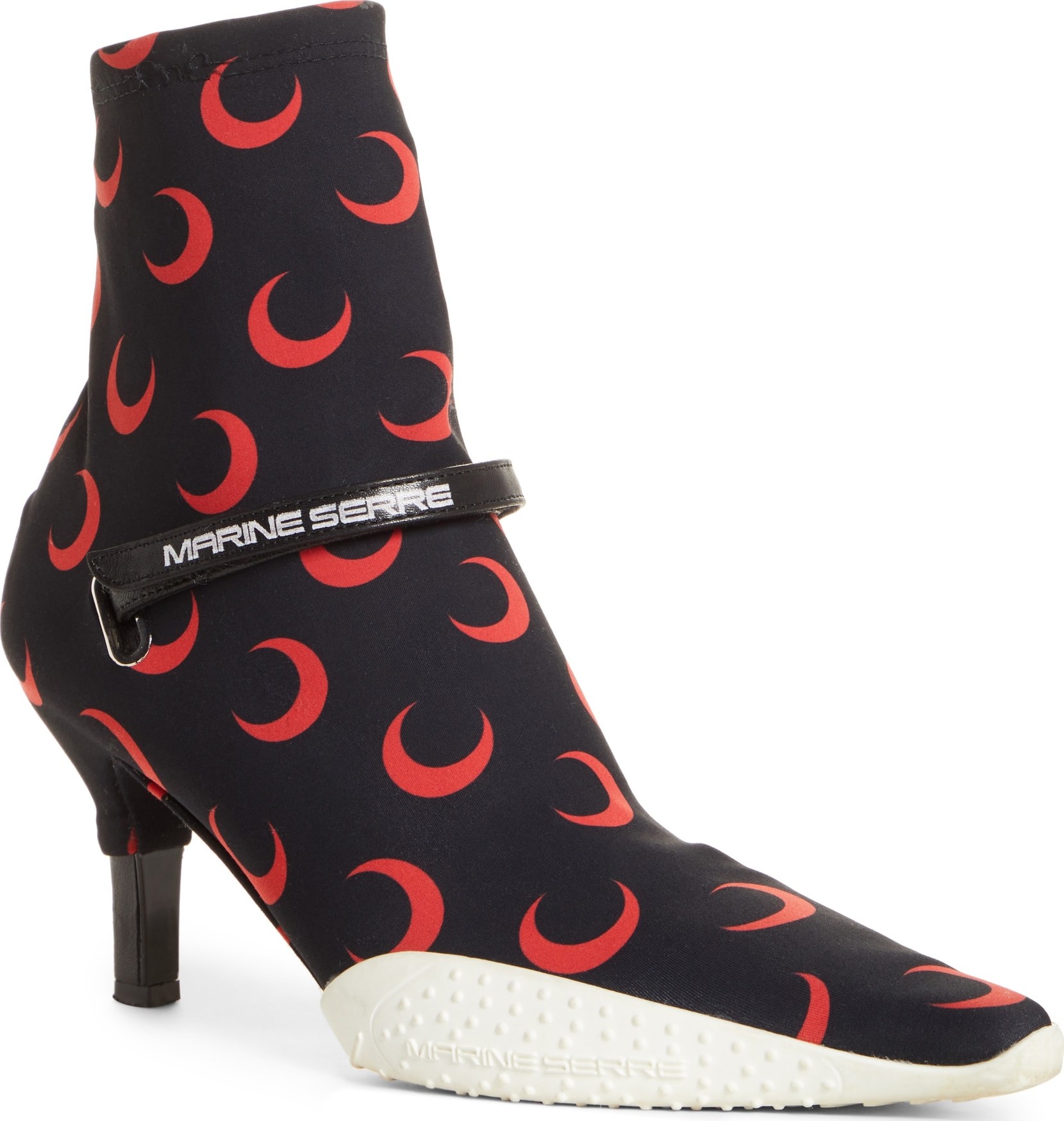 Marine Serre Moon Print Sock Boot