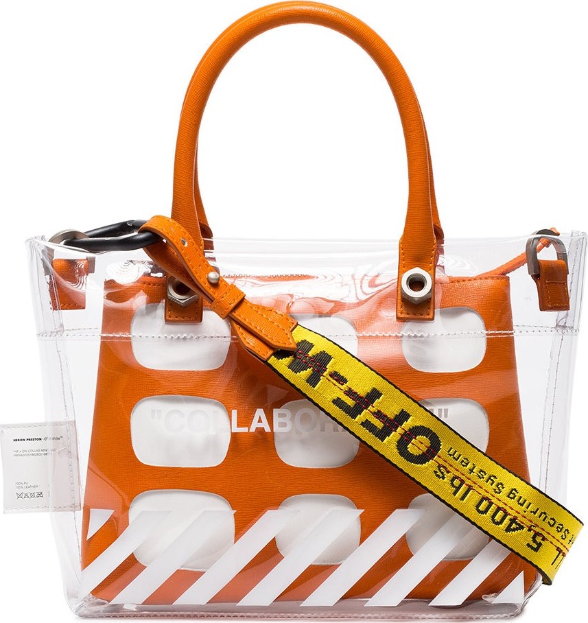 Heron Preston Heron Preston x Off-White 'Collaboration' mini tote bag