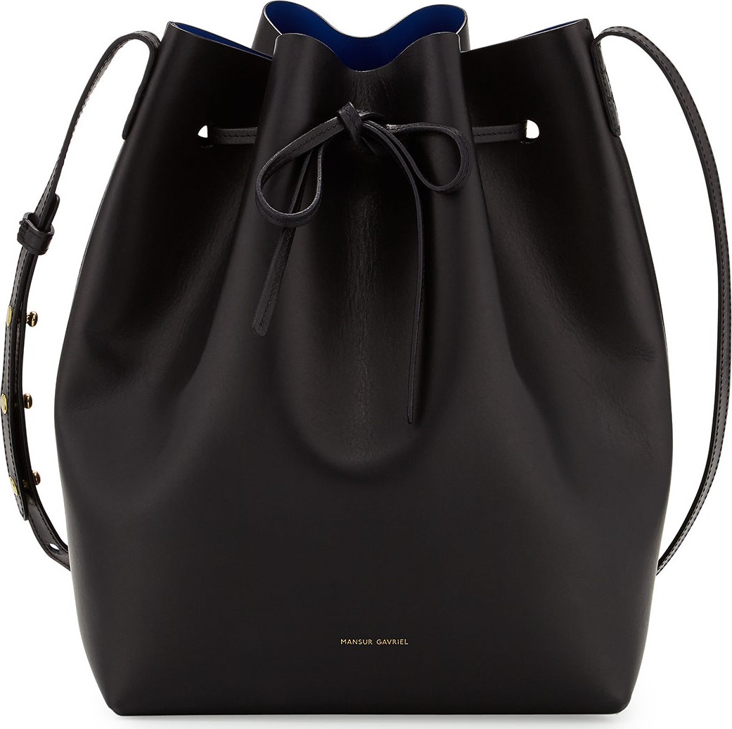 Mansur Gavriel Vegetable-Tanned Leather Bucket Bag