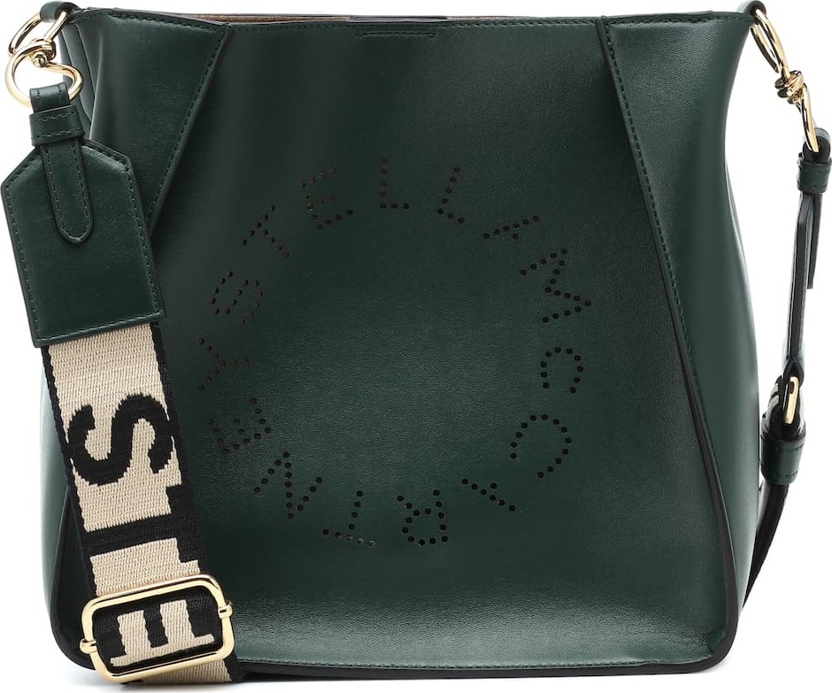 Stella McCartney Stella Logo faux leather shoulder bag