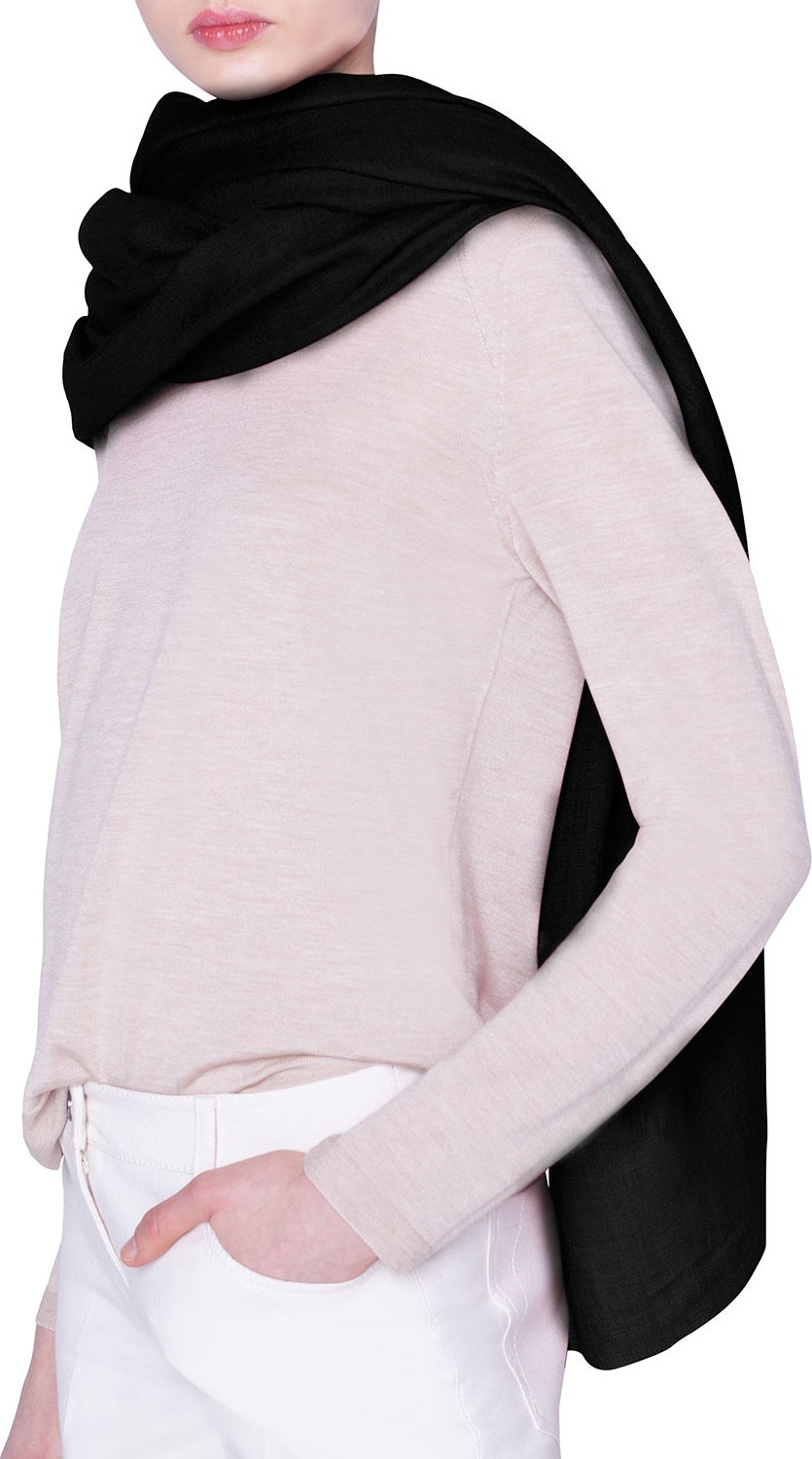 Akris Solid Cashmere Scarf