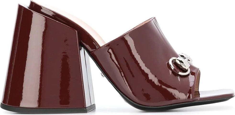 Gucci high-heeled slides