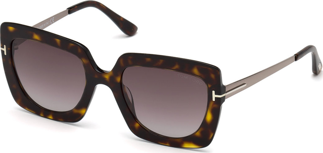 TOM FORD Jasmine 02 Metal & Plastic Square Sunglasses