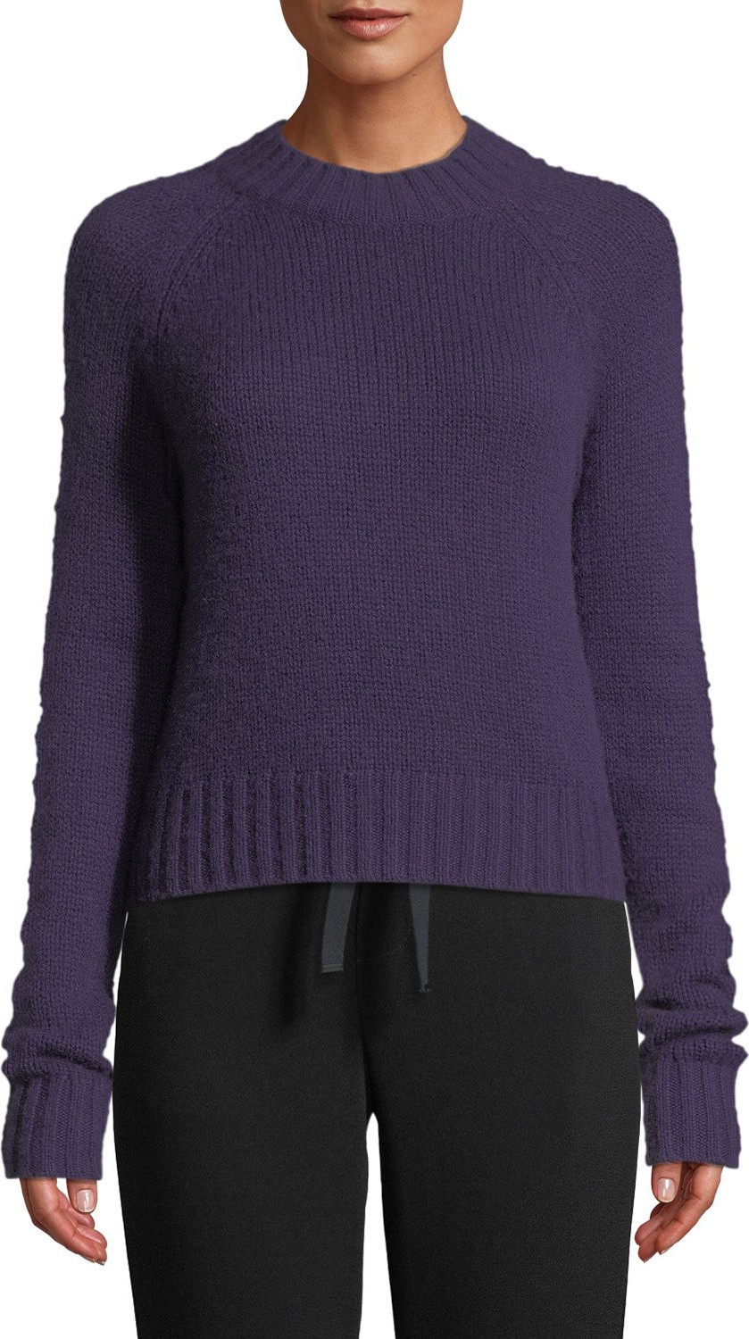 Vince Shrunken Mock-Neck Cashmere Sweater