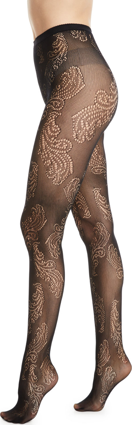 Natori Sheer Feather Net Tights