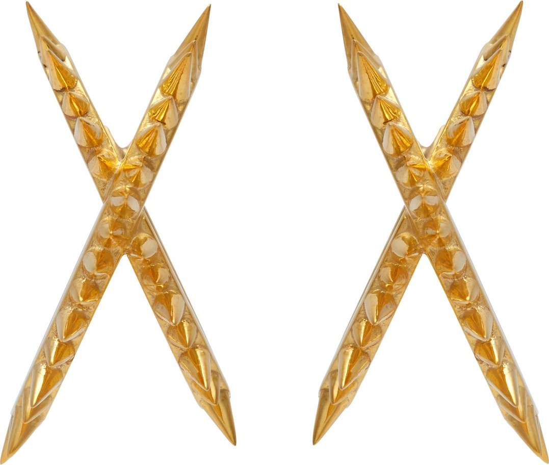 Alan Crocetti Space mini gold-vermeil ear cuffs