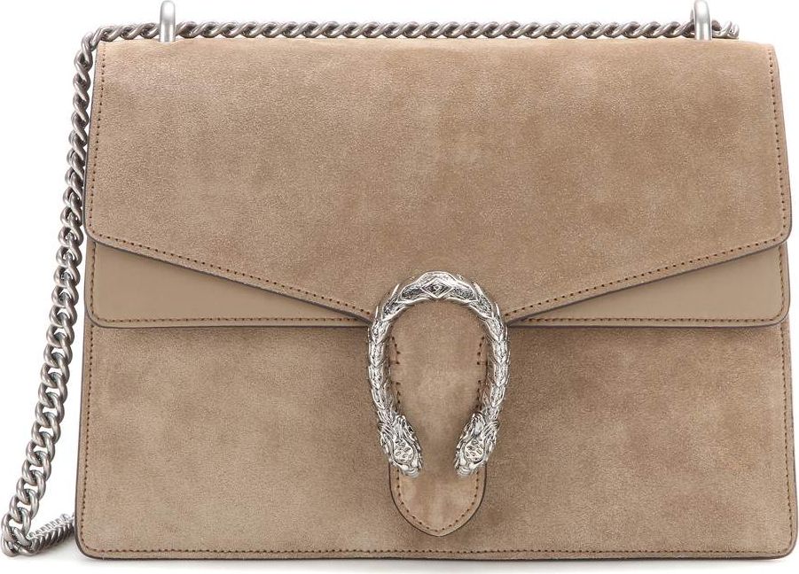 Gucci Dionysus Medium suede and leather shoulder bag