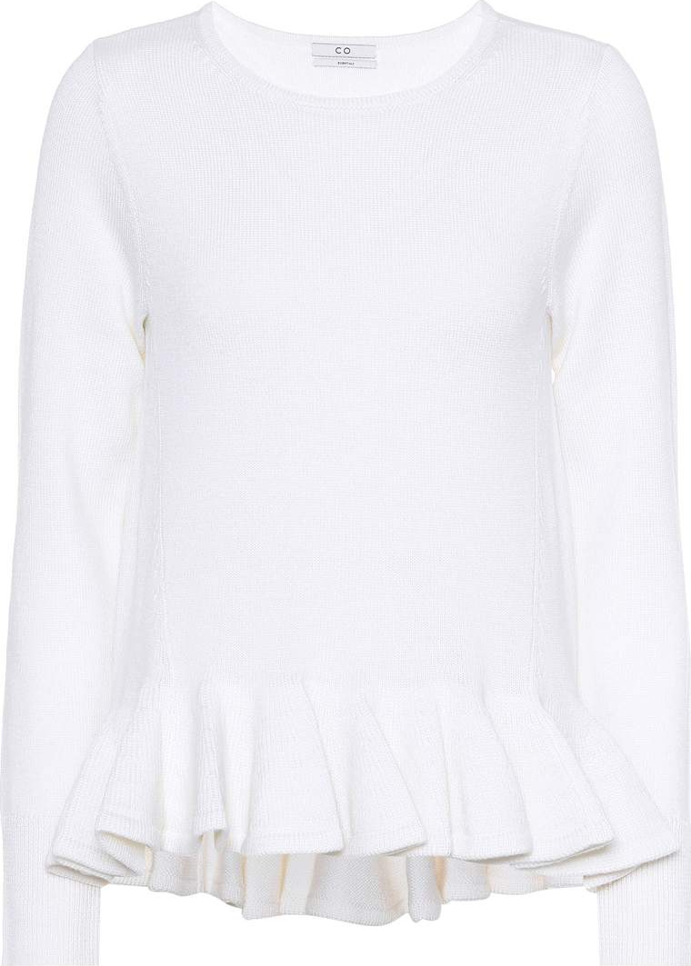 Co Peplum hem wool sweater