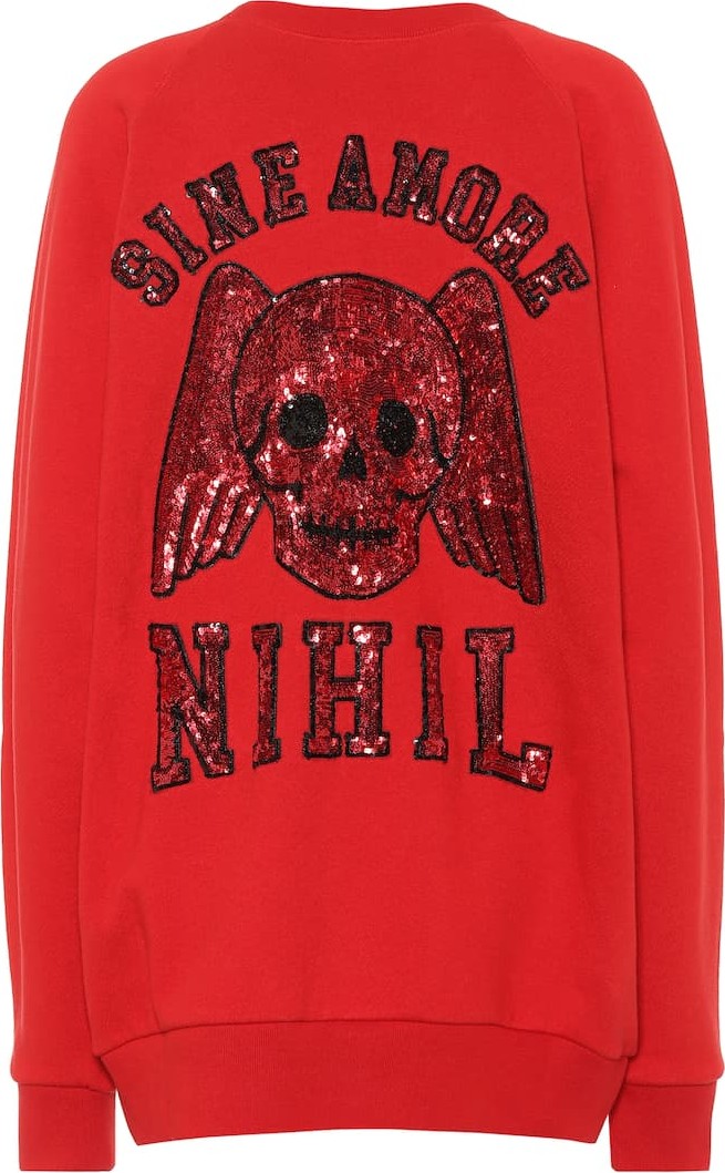 Gucci Embellished cotton sweatshirt