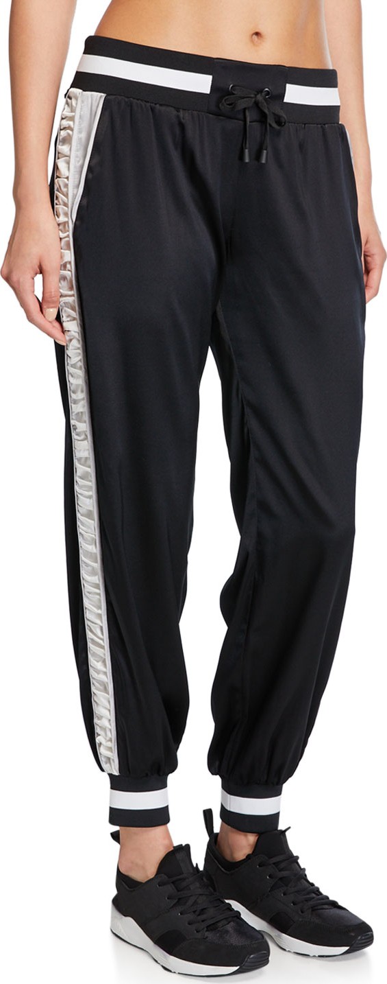 Blanc Noir Kami Silk Jogger Pants