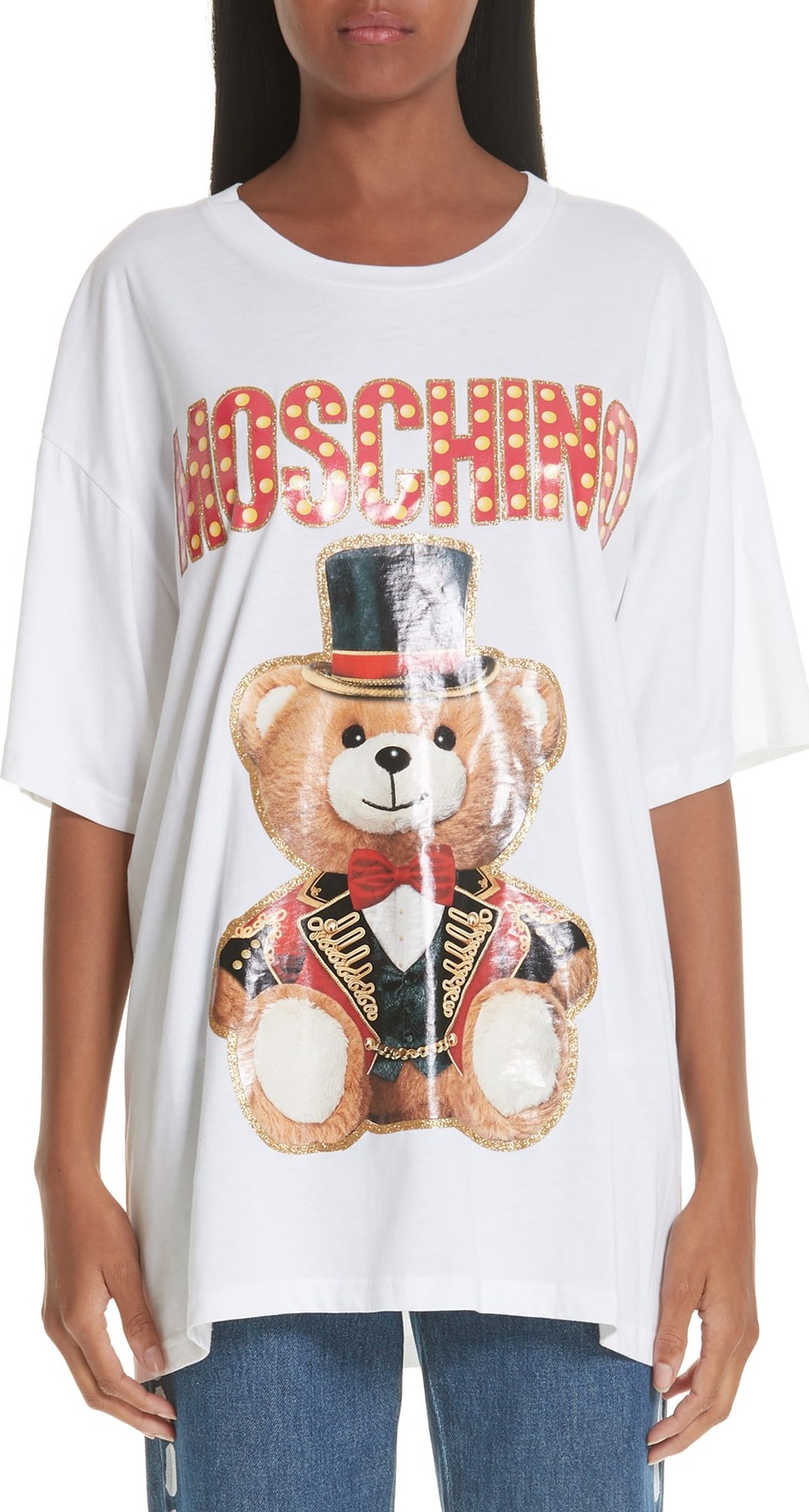 Moschino Circus Teddy Oversize Tee