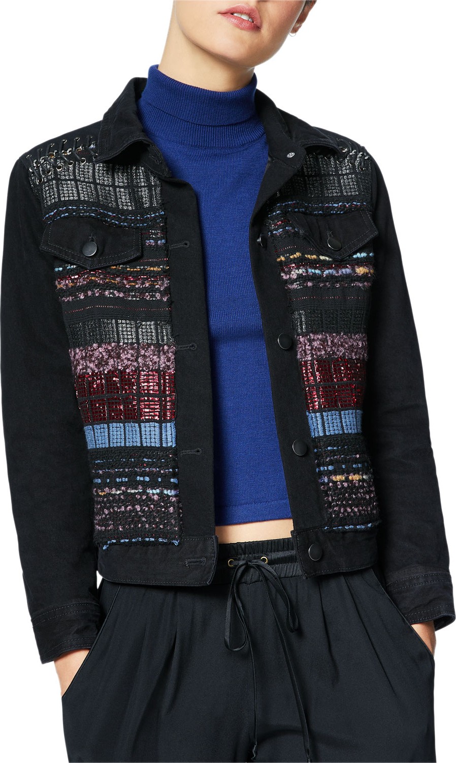 Ramy Brook Landon Tweed Trucker Jacket Ramy Brook Landon Tweed Trucker Jacket