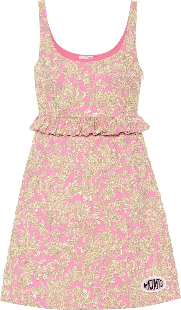 Miu Miu Brocade minidress