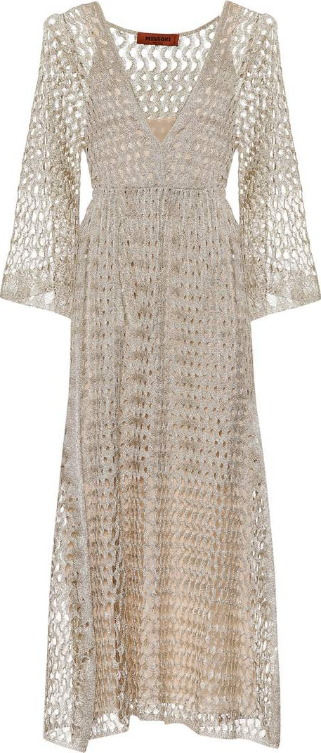 Missoni Knitted metallic maxi dress