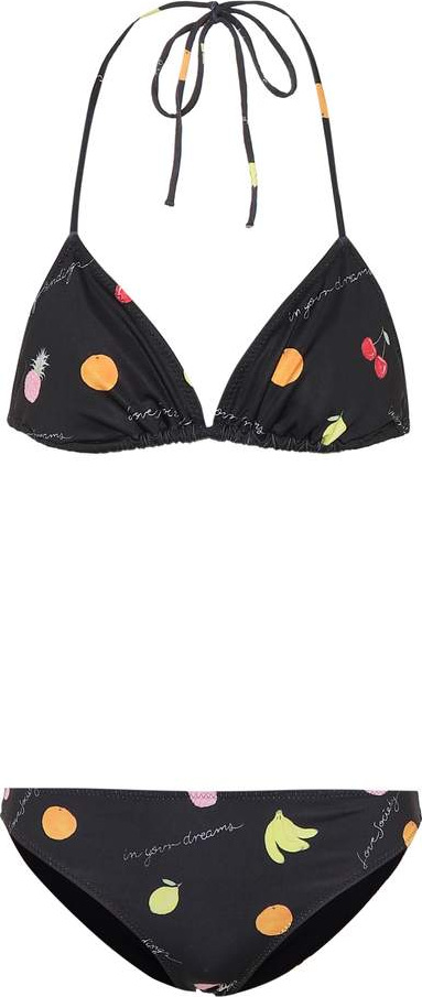 Ganni Exclusive to mytheresa.com – printed bikini set