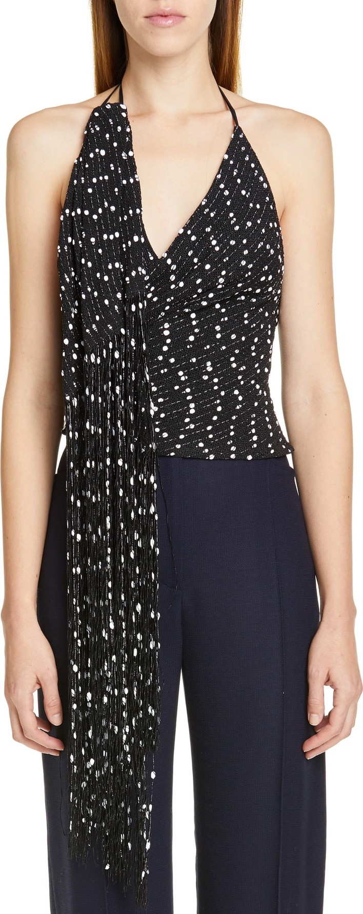 Jacquemus Le Haut Valoria Halter Top