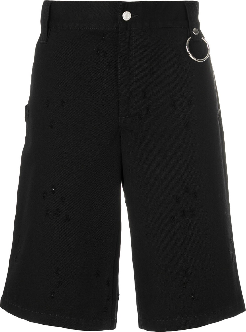 Givenchy destroyed effect shorts