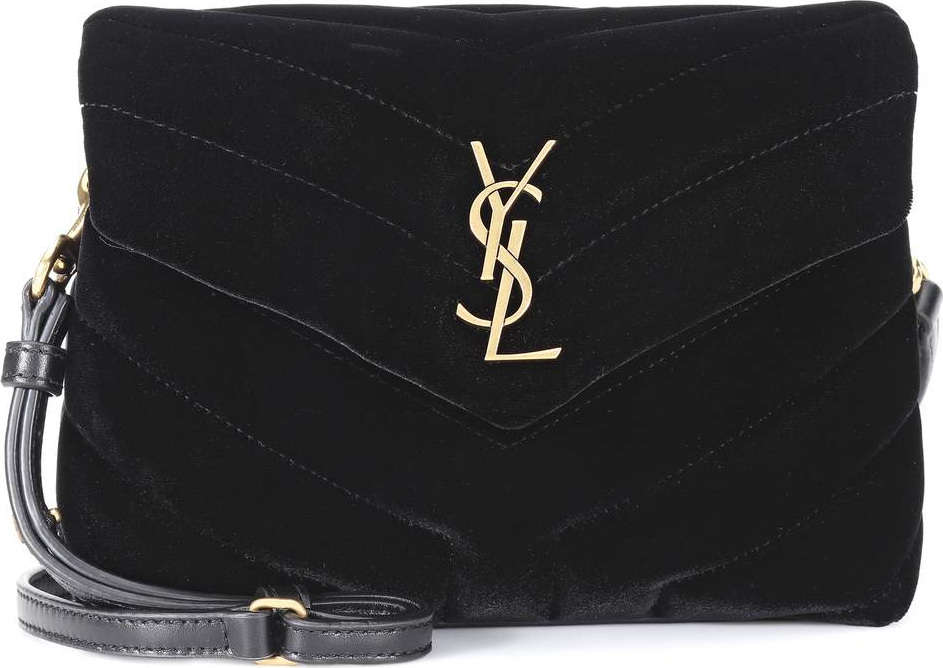 Saint Laurent Toy Loulou velvet shoulder bag