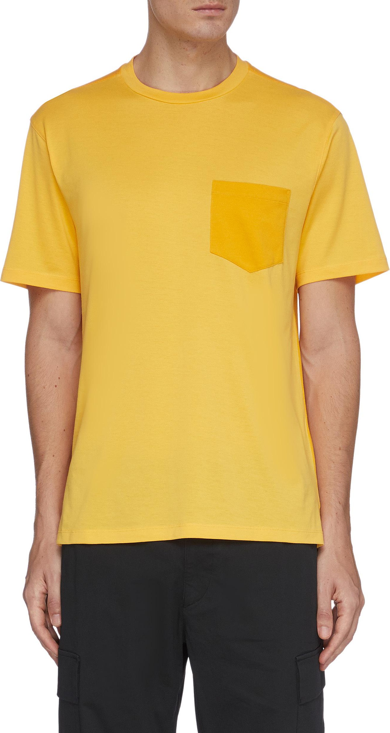 Theory Patch pocket piqué cotton T-shirt