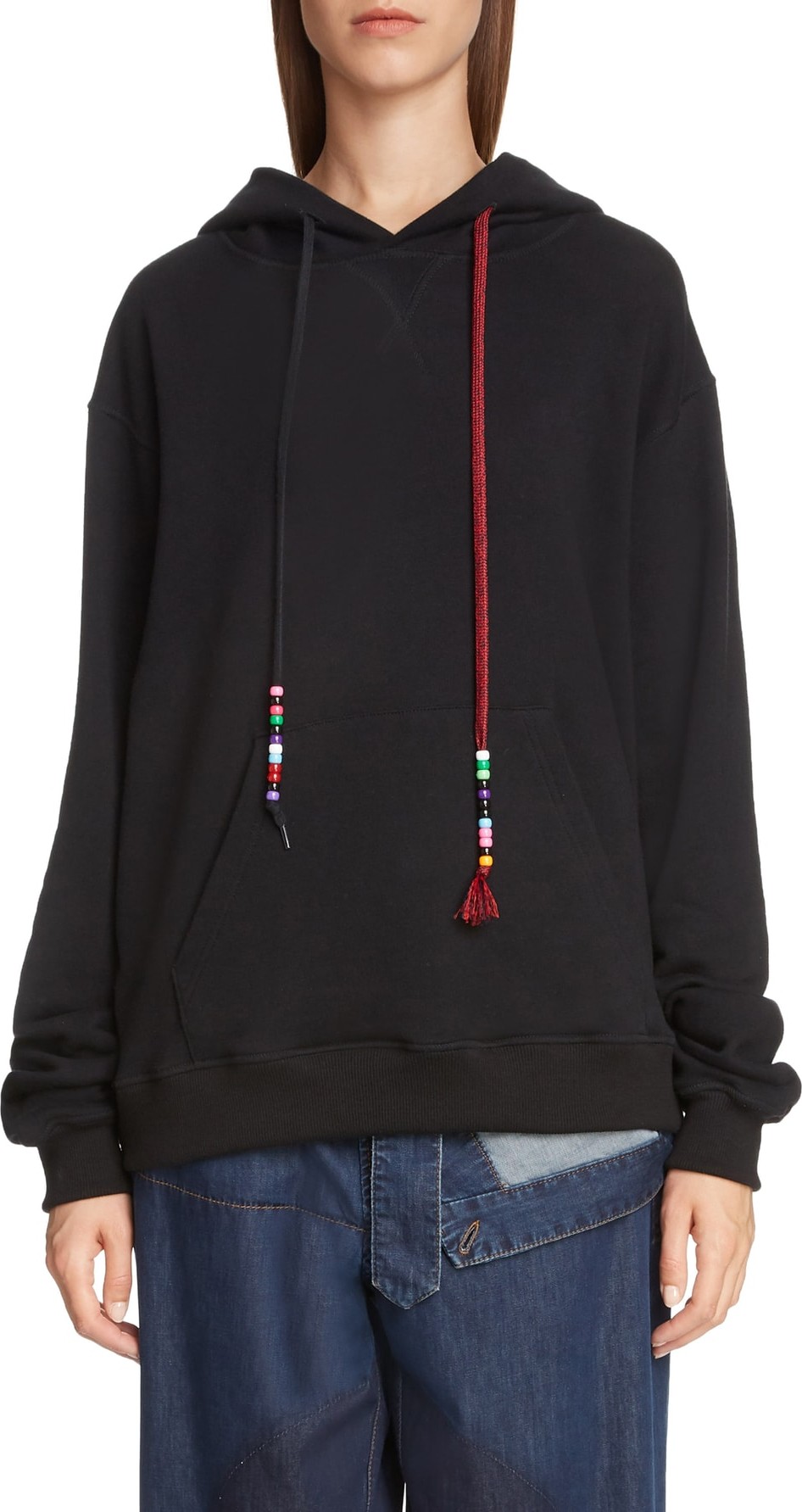 J.W.Anderson Beaded Drawstring Hoodie