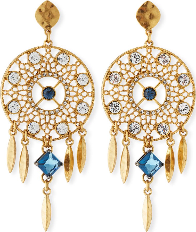 Sequin Dream Catcher Drop Earrings