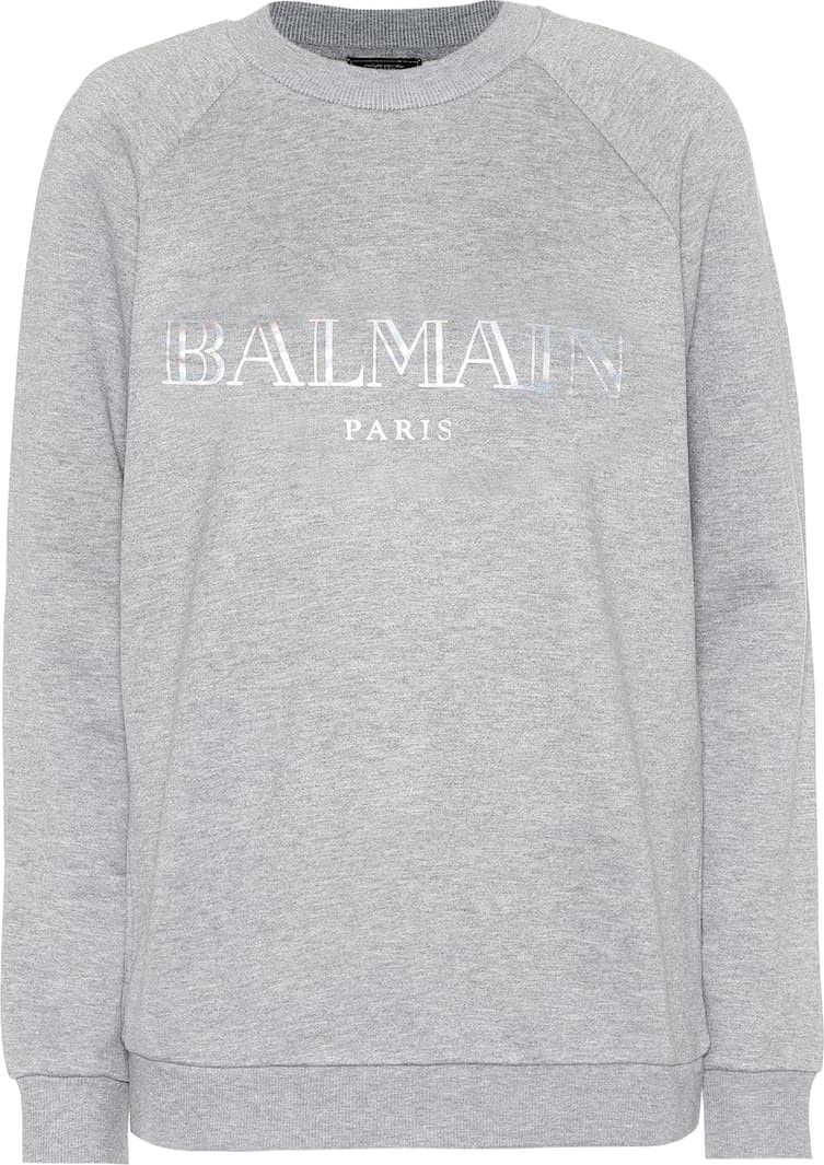 Balmain Exclusive to Mytheresa – Printed cotton sweatshirt