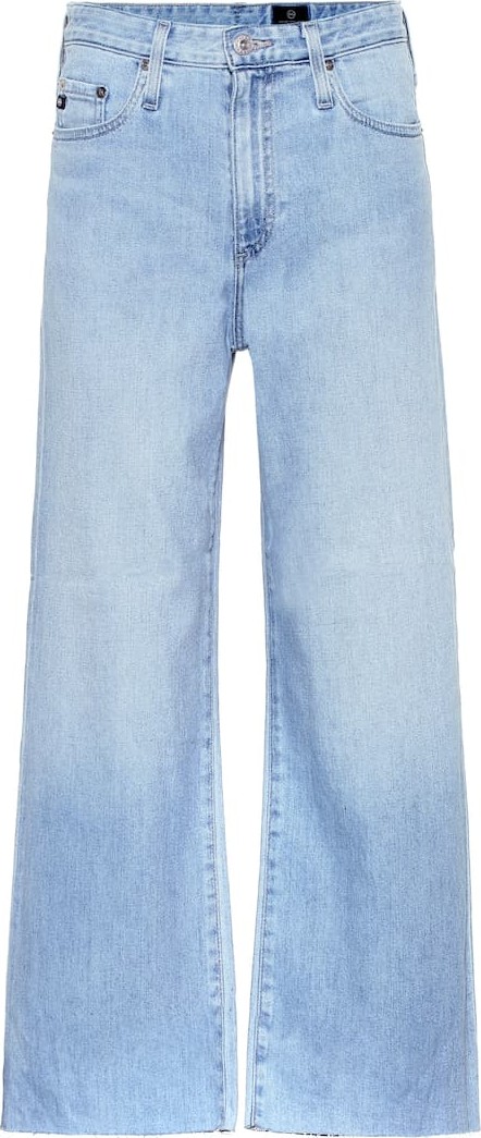 AG Jeans The Etta cropped wide-leg jeans