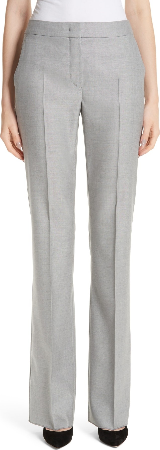 Max Mara Alessia Stretch Wool & Silk Pants