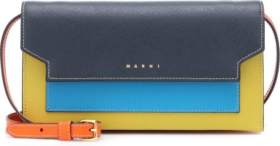 Marni Trunk Small leather shoulder bag