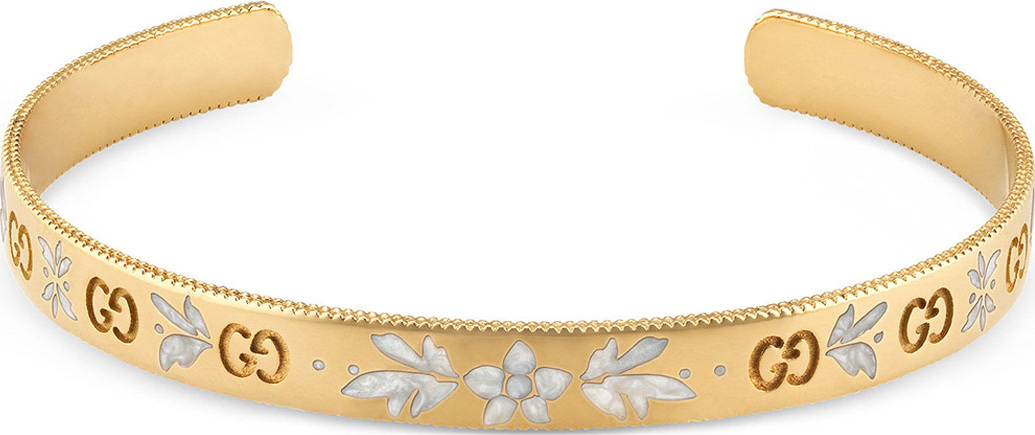 Gucci Icon Bangle Bracelet in 18K Gold