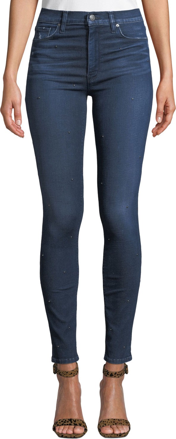 Hudson Barbara High-Waist Super Skinny Ankle Jeans