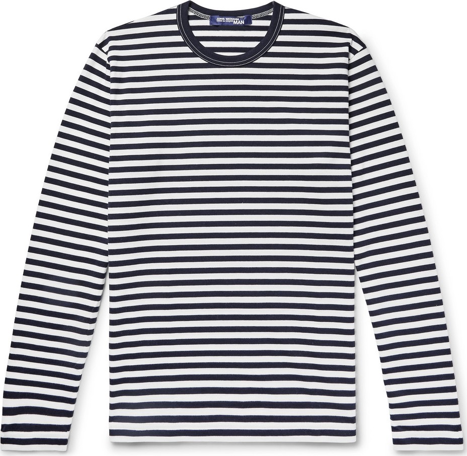 Junya Watanabe Striped Cotton-Jersey T-Shirt