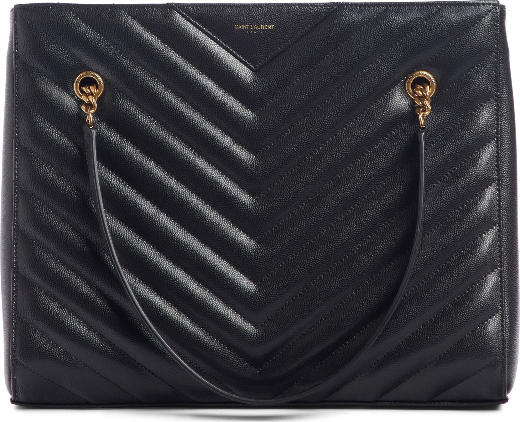 Saint Laurent Jumbo Tribeca Quilted Calfskin Leather Tote