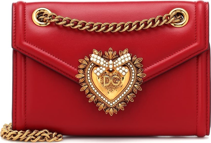 Dolce & Gabbana Mini Devotion leather shoulder bag
