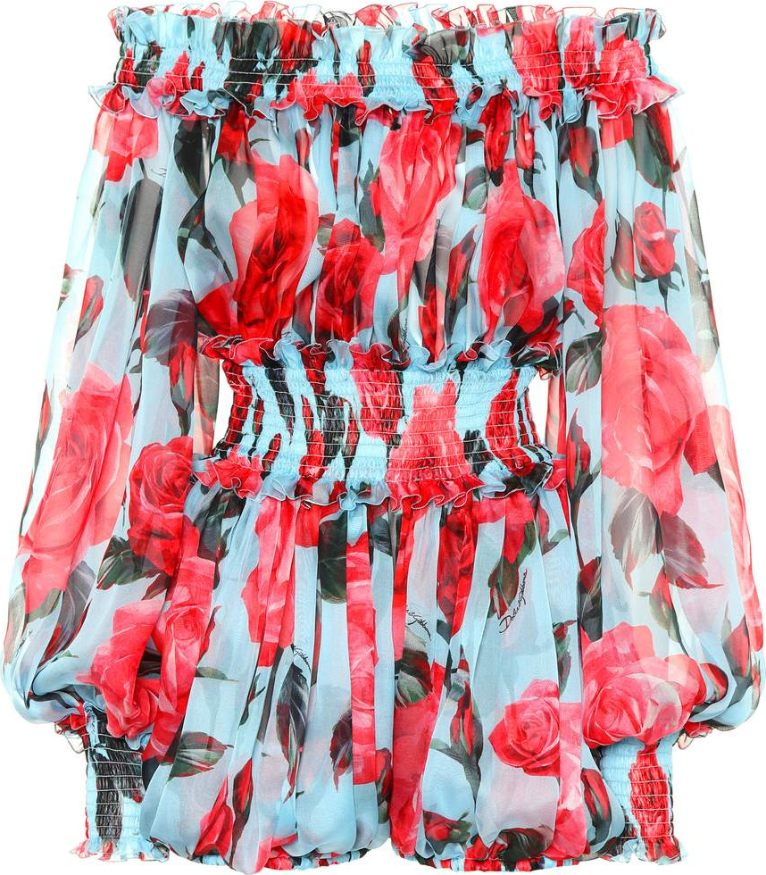 Dolce & Gabbana Silk chiffon jumpsuit