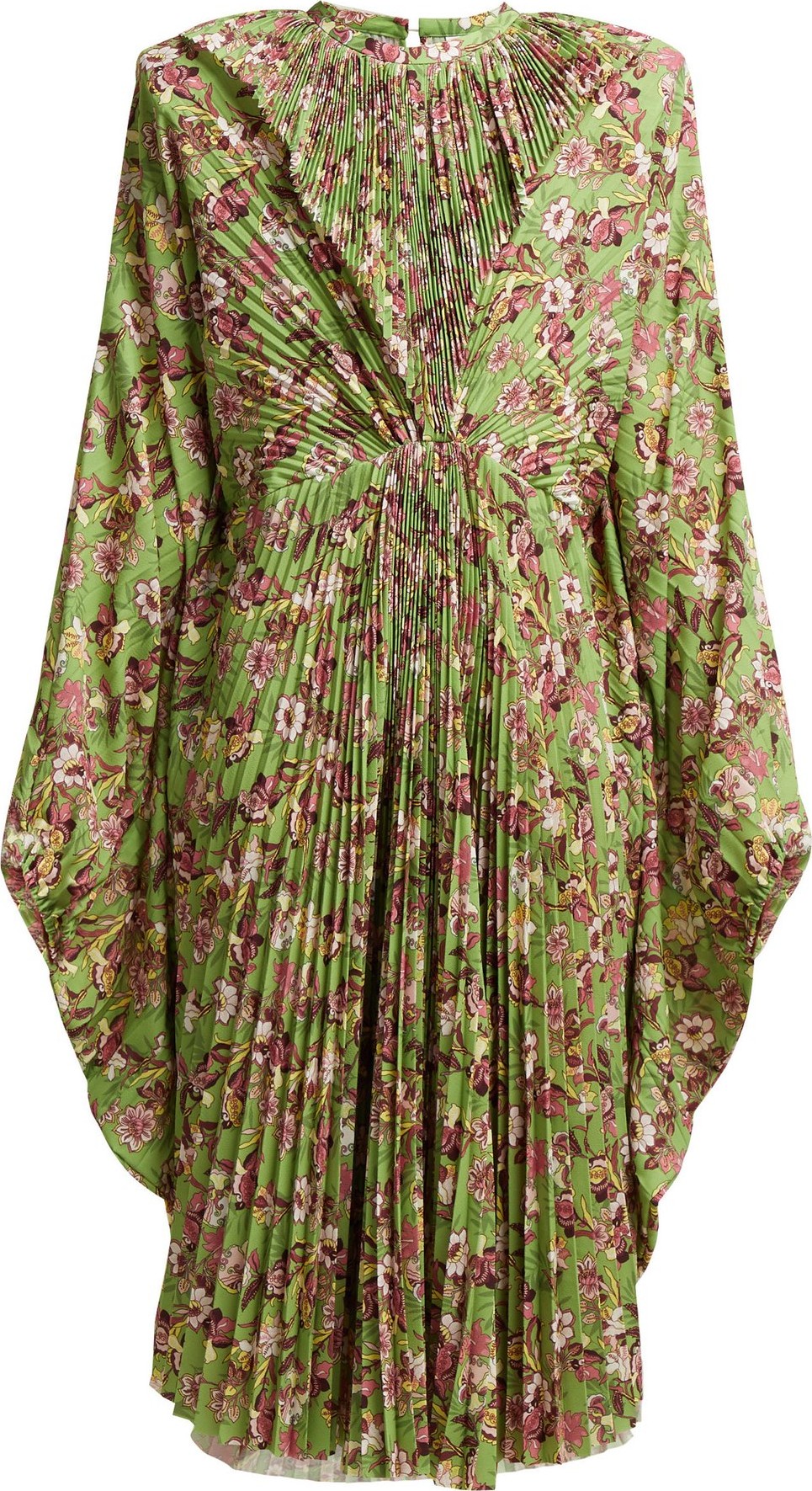 Vetements Floral-print pleated dress