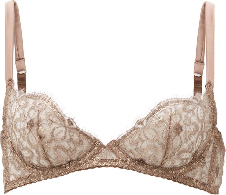 Myla Rosemoor Street metallic-lace bra