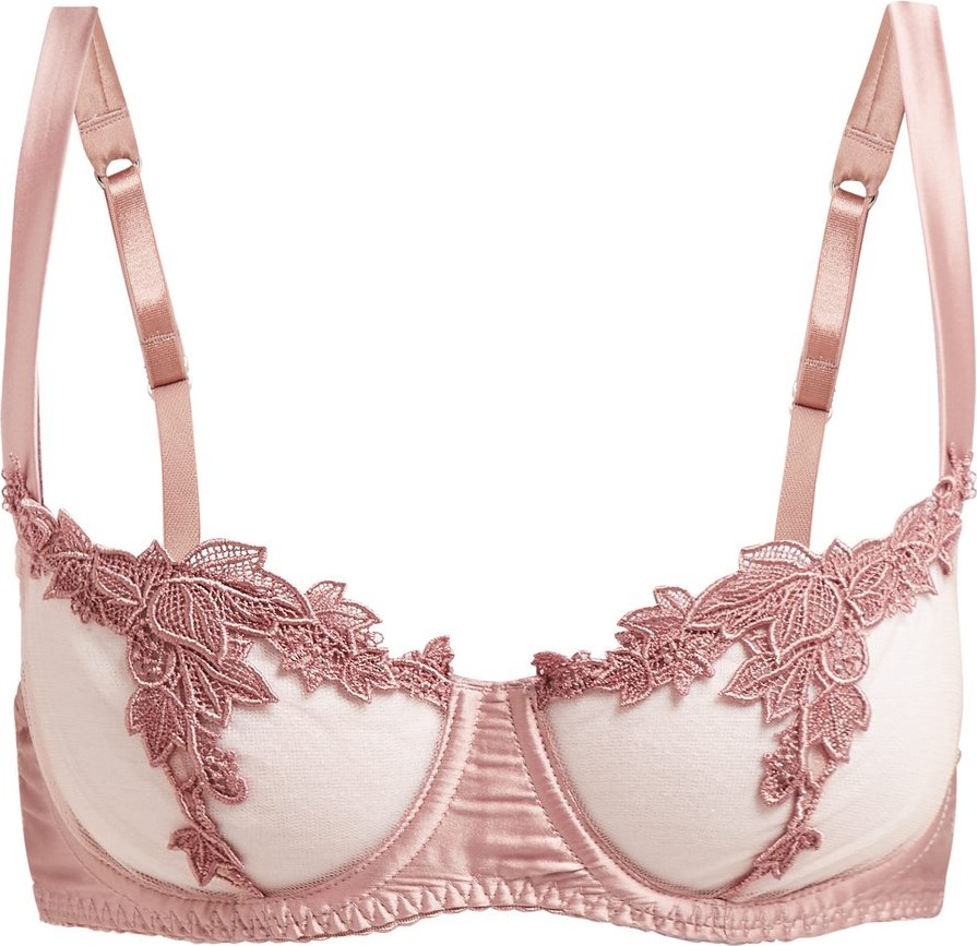 Fleur of England Desert Rose underwired tulle bra