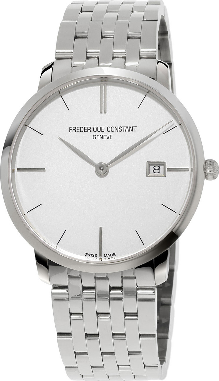 Frederique Constant Men's 38.4mm Classics Slimline Midsize Stainless Steel Watch