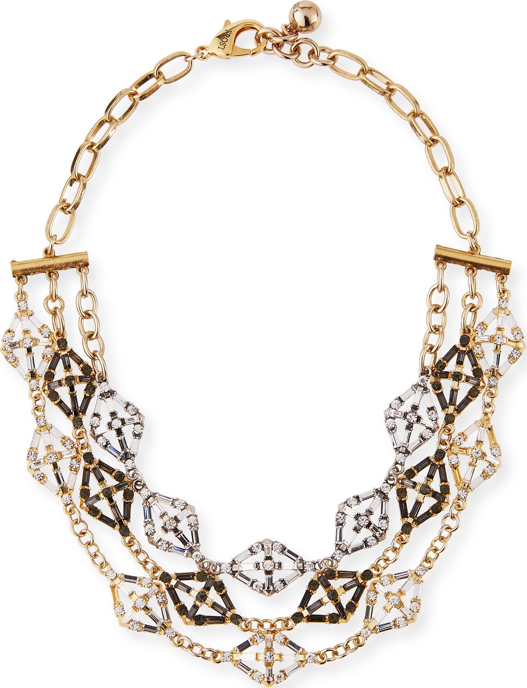 Lulu Frost Gloria Crystal Statement Necklace