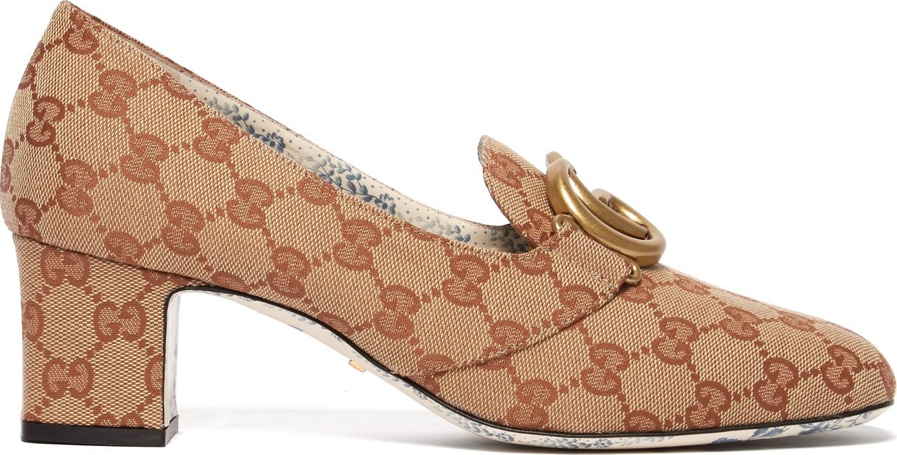 Gucci Victoire GG-canvas pumps