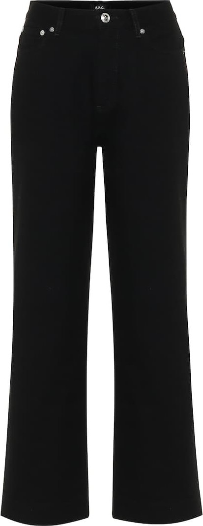 A.P.C. Sailor cropped high-rise straight jeans