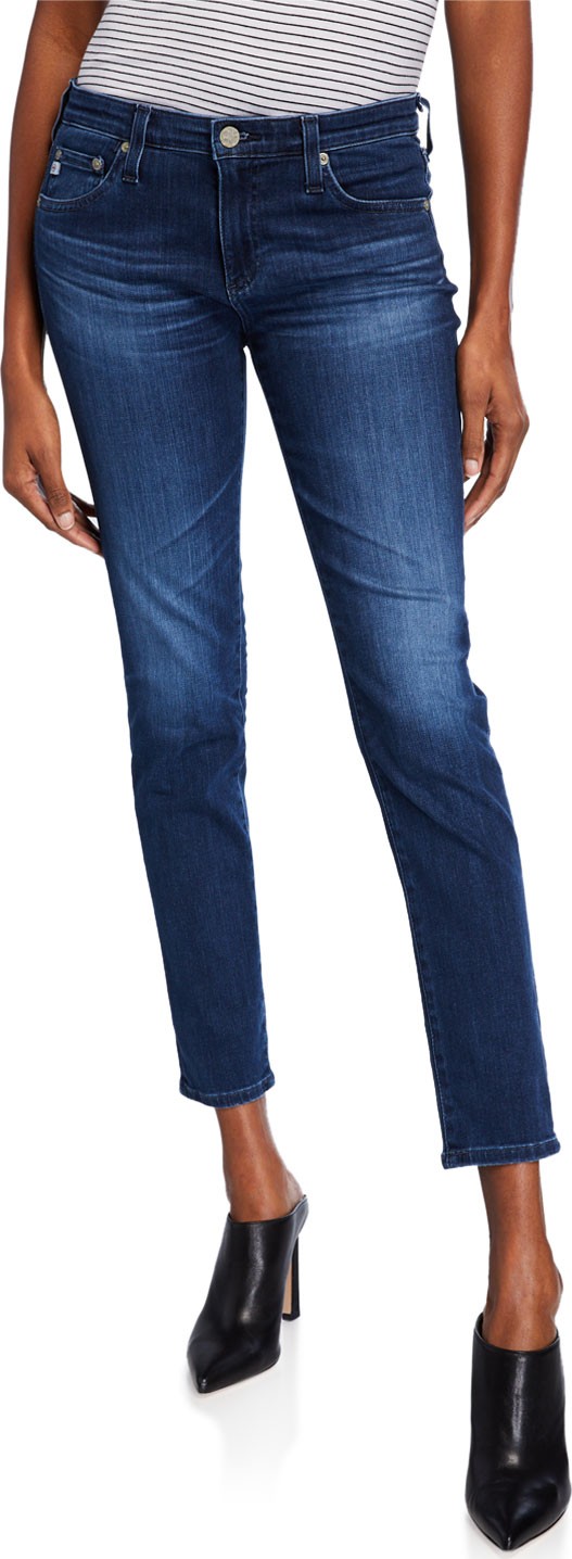 AG Jeans Prima Ankle Mid-Rise Cigarette Jeans