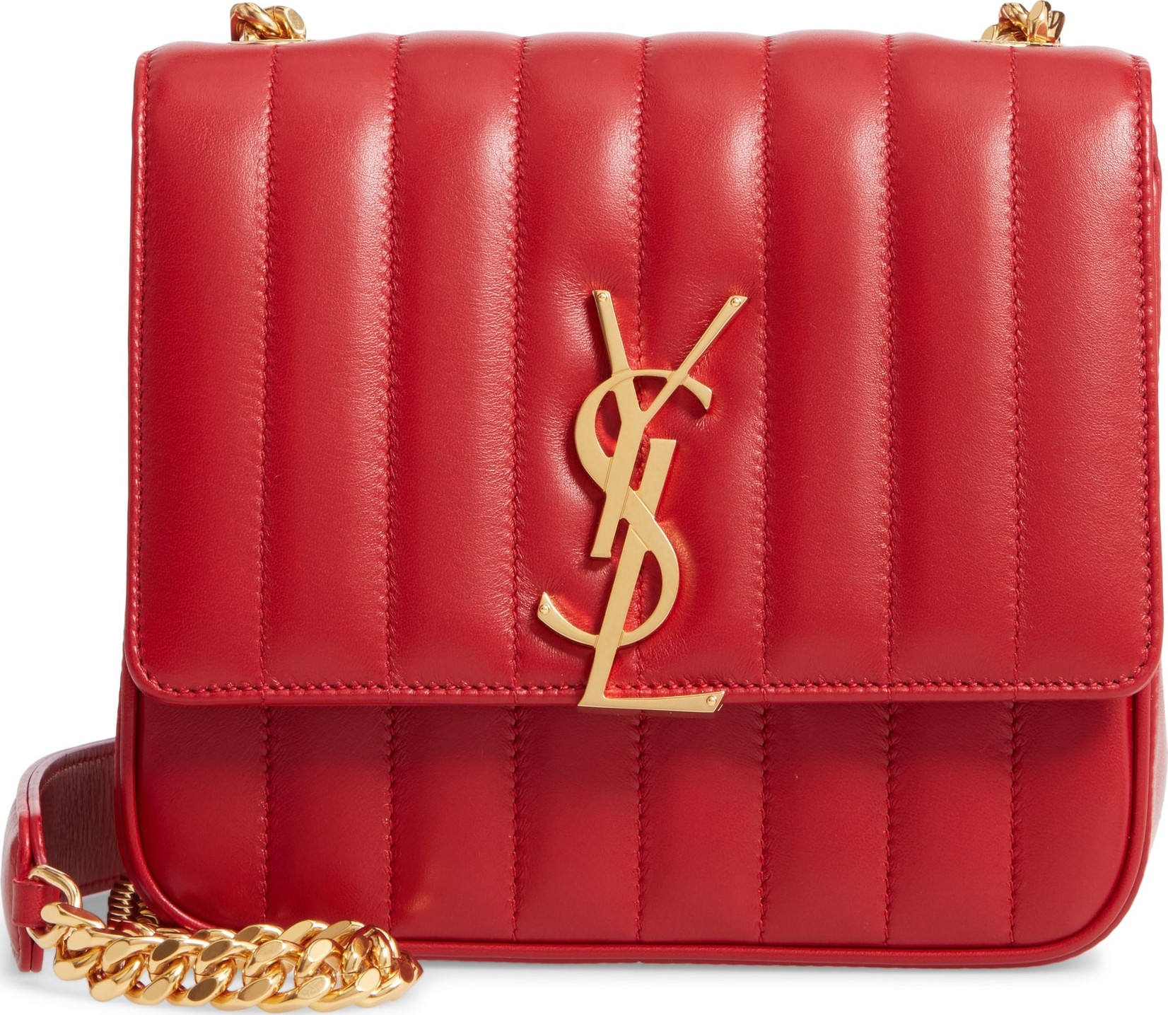 Saint Laurent Medium Vicky Leather Crossbody Bag