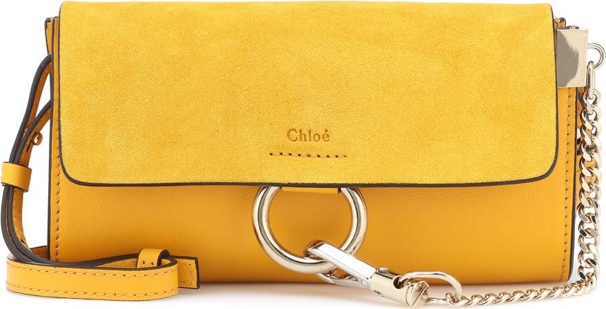 Chloe Faye Mini leather wallet bag